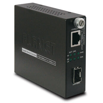 MC-PLANET-GST-805A PLANET GST-805A GST-805A GigE Smart Media Converter SFP Port, 10/100/1000Base-T